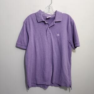 Brooks Brothers purple original fit performance polo shirt men's size medium
